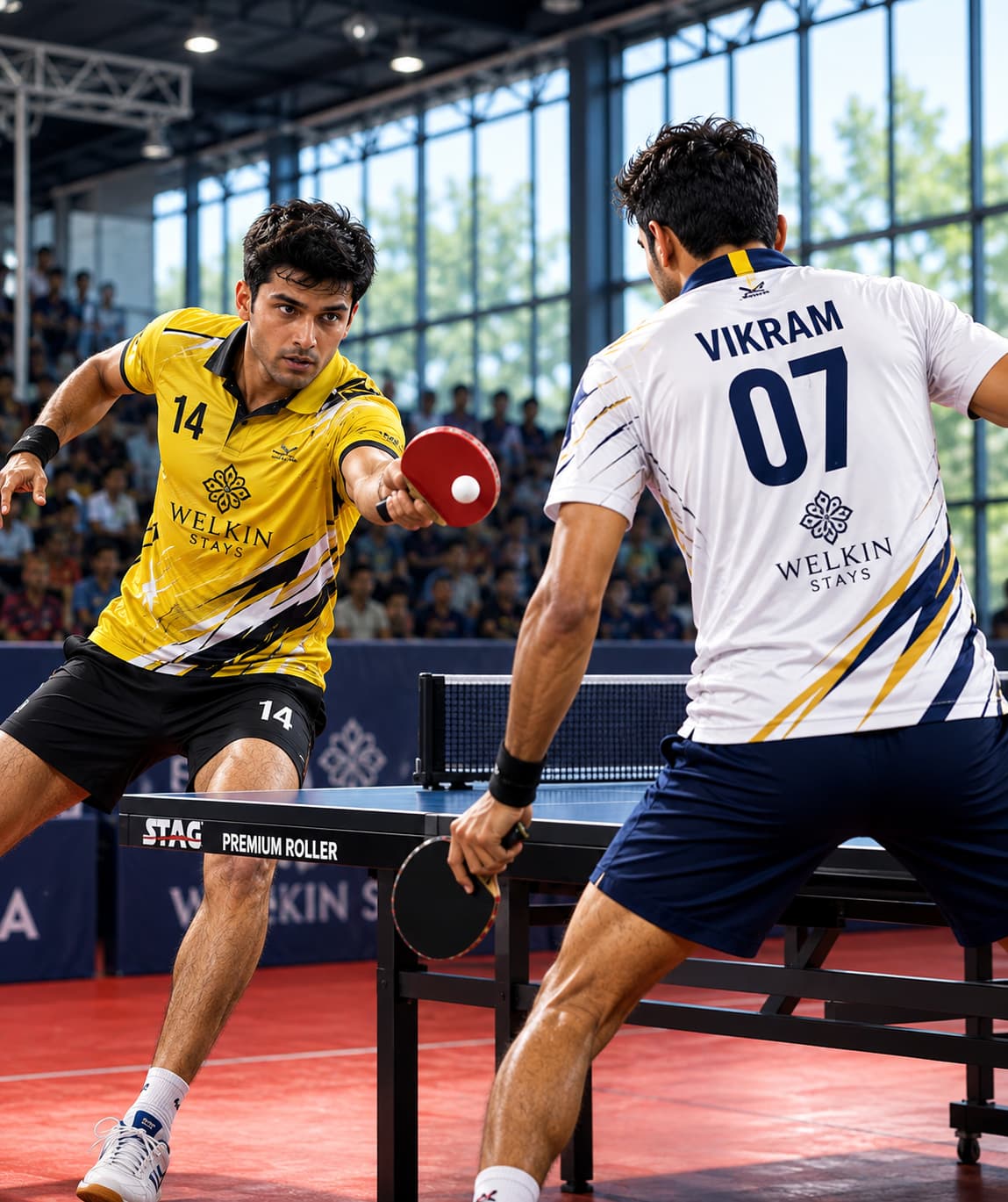 Table tennis players team customized T shirts 