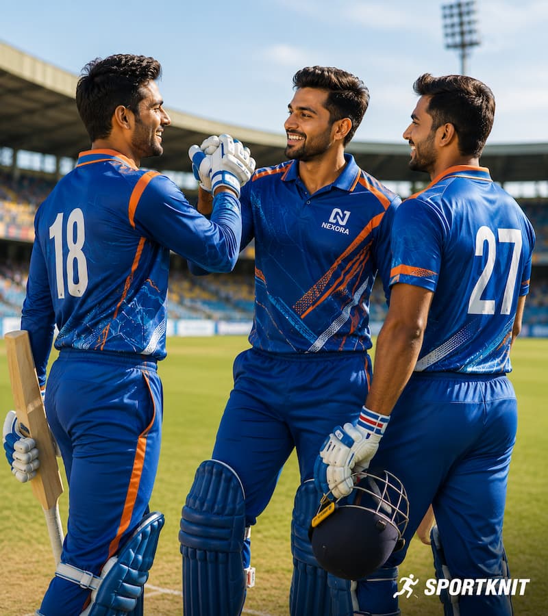 Cricket Team Jerseys with Custom Logo Printing